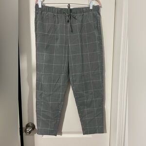 C by One Plaid jogger pants